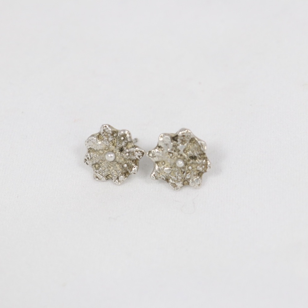 925 Silver Flower Earrings